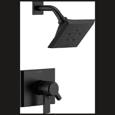 Pivotal Monitor® 17 Series H2Okinetic® Shower Trim Matte Black -  DELTA